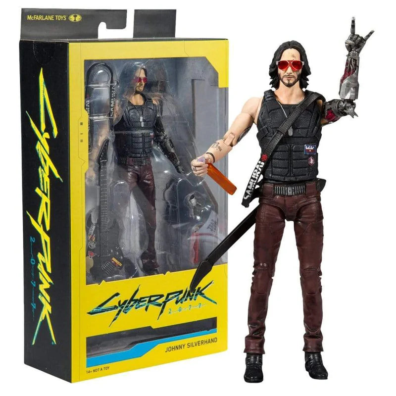 McFarlane CYBERPUNK 2077 ACTION FIGURE 18 CM JOHNNY SILVERHAND NEW NUOVO