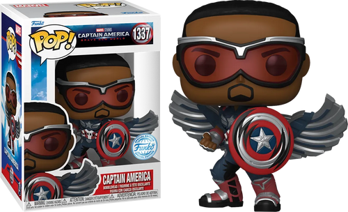 CAPTAIN AMERICA BRAVE NEW WORLD RETRO COMIC DECO POP 1337