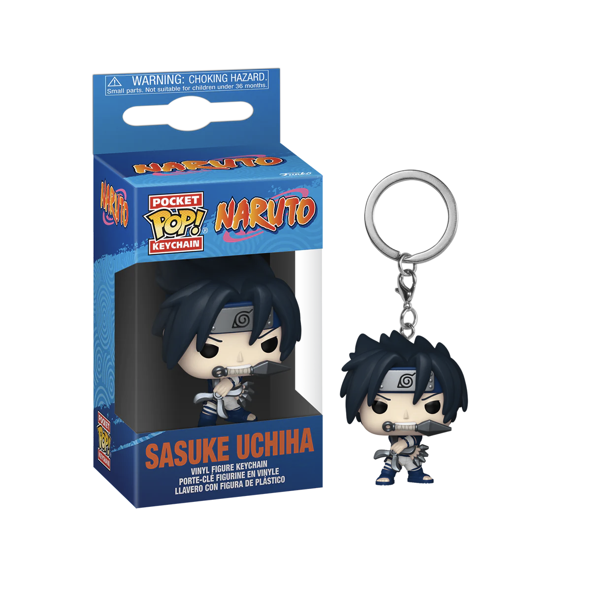 Funko POP! Keychain 4 cm: Naruto – Sasuke Uchiha - Portachiavi