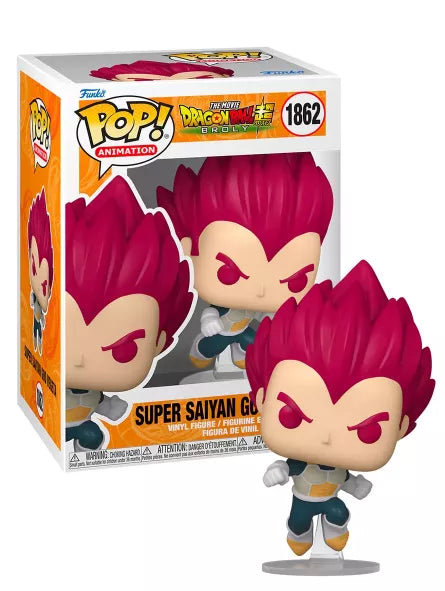 FUNKO POP DRAGON BALL SUPER: BROLY - 1862 SUPER SAIYAN GOD VEGETA 9 CM