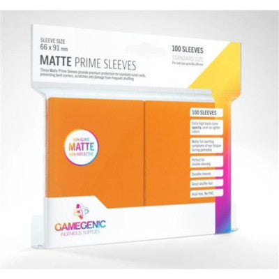 Matte Prime Orange (100) Standard Size Gamegenic
