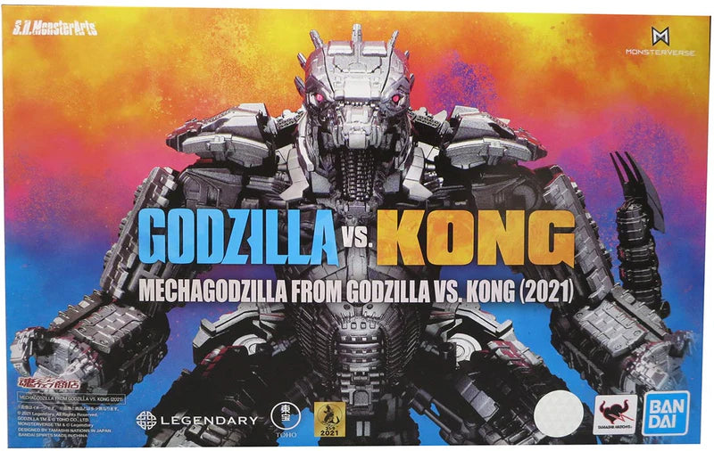 Godzilla Vs Kong Mechagodzilla Shf Mons Action figure Bandai statua