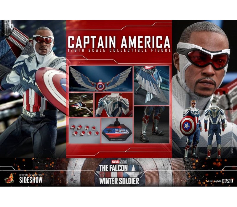 The Falcon and The Winter Soldier 1/6 Captain America 30 cm TMS040 HOT TOYS