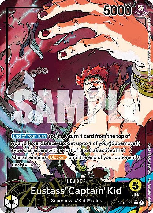 🇬🇧 Eustass " Captain " Kid Alternate Art — OP-10: Royal Blood
