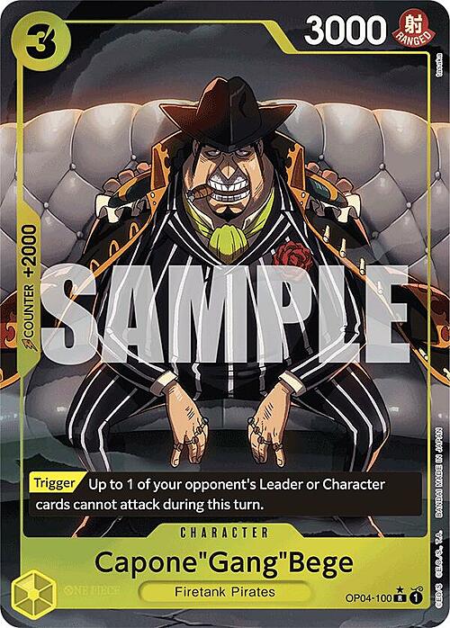 Capone Gang Bege (Alternate Art) Capone"Gang"Bege PRB-01: The Best - Premium Booster PRB01