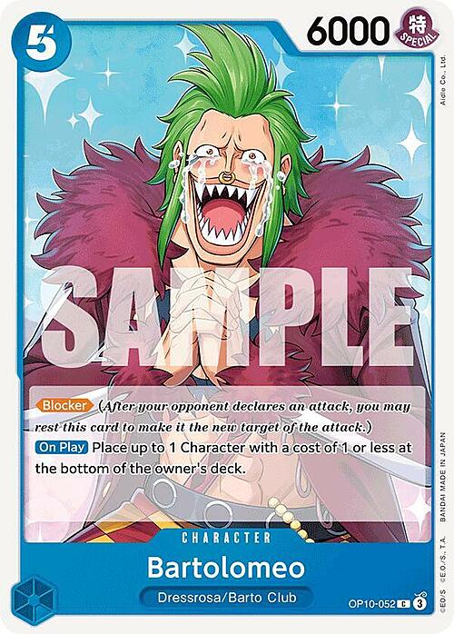 🇬🇧 Bartolomeo — OP-10: Royal Blood