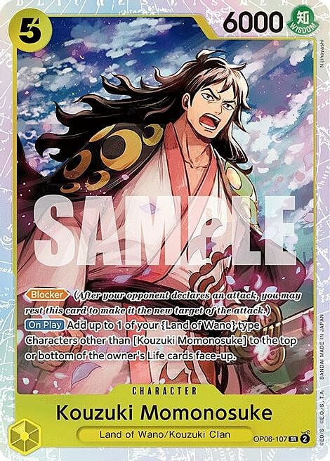 Kouzuki Momonosuke Kouzuki Momonosuke OP-06: Wings of the Captain OP06