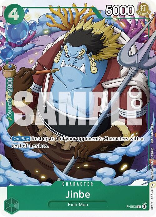 🇬🇧 P-063 Jinbe(Event Pack Vol. 4)Jinbe Promos