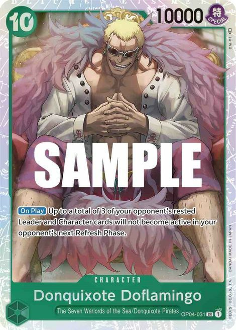 Donquixote Doflamingo Donquixote Doflamingo OP-04: Kingdoms of Intrigue OP04