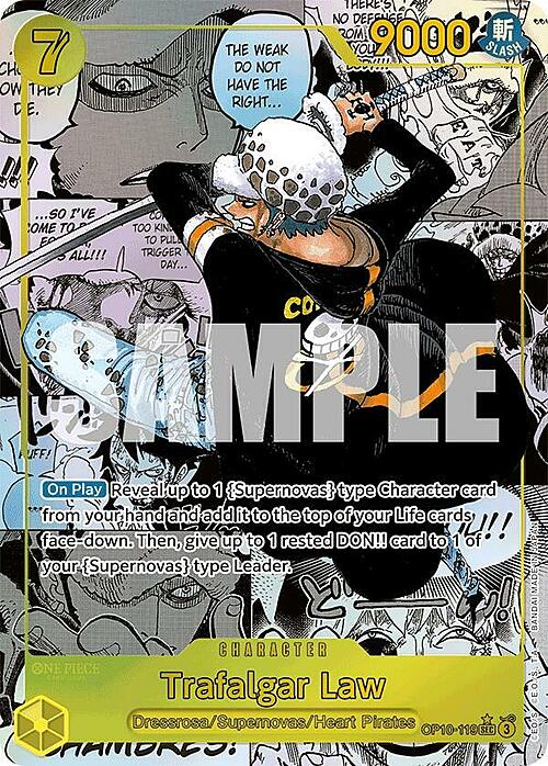 🇬🇧 Trafalgar Law Secret Rare | Manga — OP-10: Royal Blood