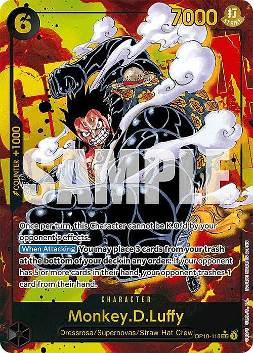🇬🇧 Monkey D Luffy Secret Rare | Alternate Art — OP-10: Royal Blood