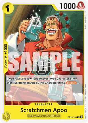 🇬🇧 Scratchmen Apoo (OP10-108) Royal Blood OP10