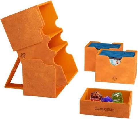 Gamegenic Stronghold 200+ XL Orange - Deck Box Convertibile