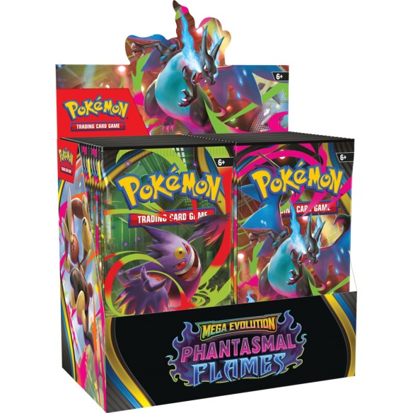 Pokemon Megaevoluzione: Fiamme Spettrali - Phantasmal Flames - Display da 36 Buste ( ENG )