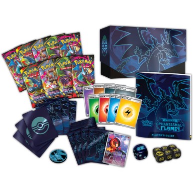 Elite Trainer Box Mega Evolution Phantasmal Flames (ENG) - Pokémon Fiamme Spettrali - Mega Charizard X ex