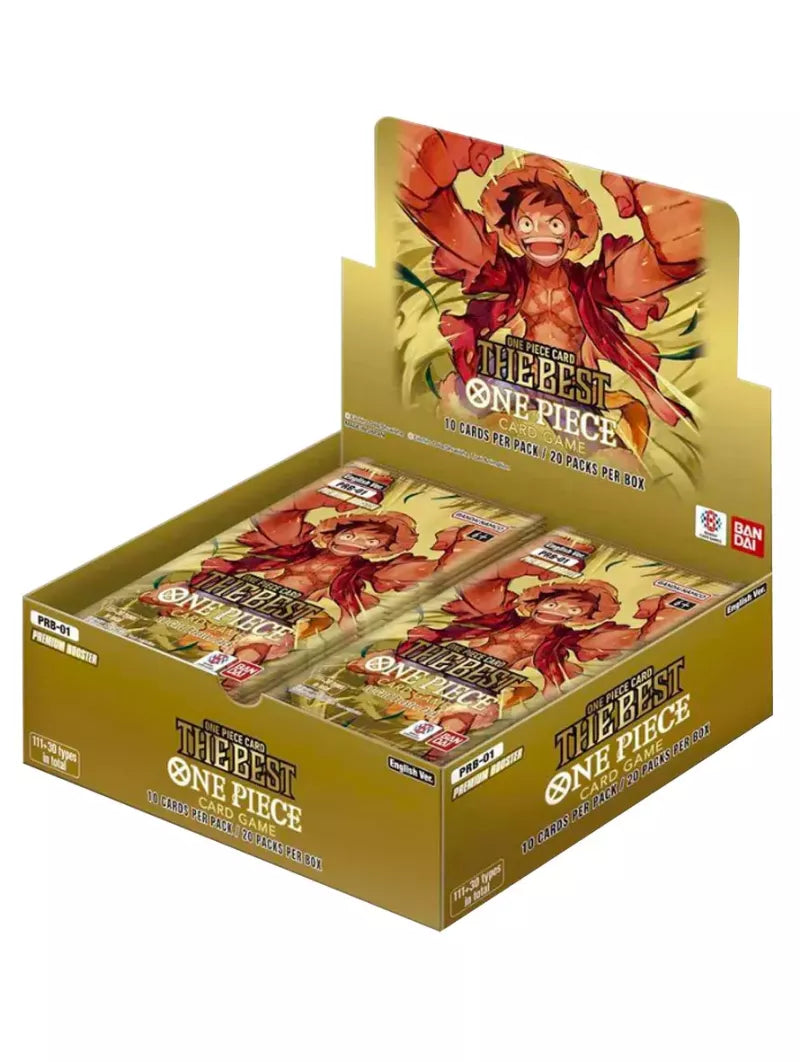 Bandai One Piece PRB - 01 One Piece Card The Best ENG Box 20 Buste - Esclusiva King Ziller