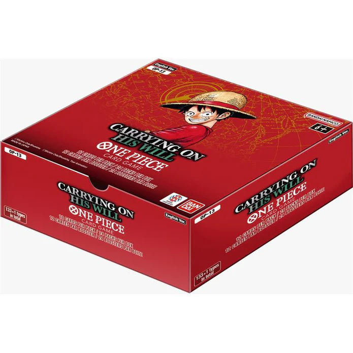 One Piece Card Game OP - 13 Game Box 24 Bustine Inglese - Carrying on His Will
