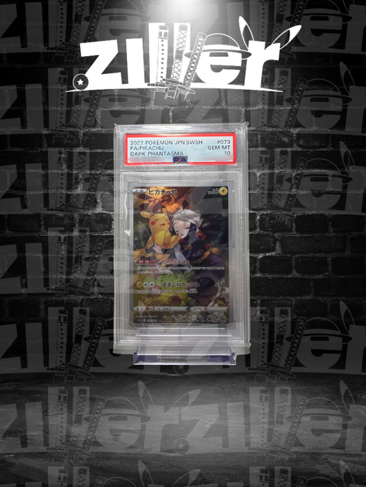 Pikachu(Secret Rare 073/071) Pikachu Dark Phantasma PSA 10