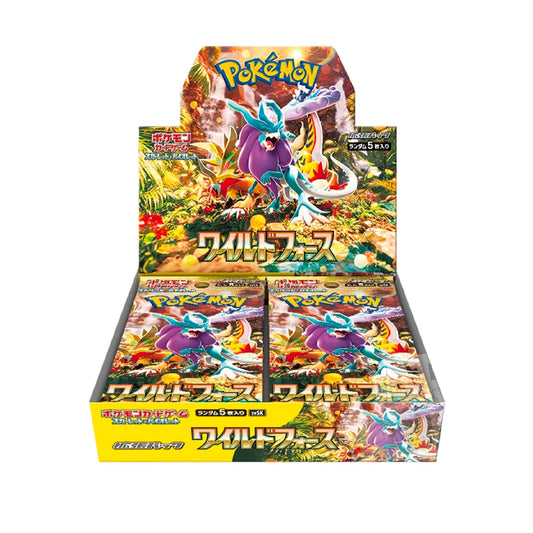 Pokémon Card Game Wild Force Display – 30 Buste (JP) sv5k