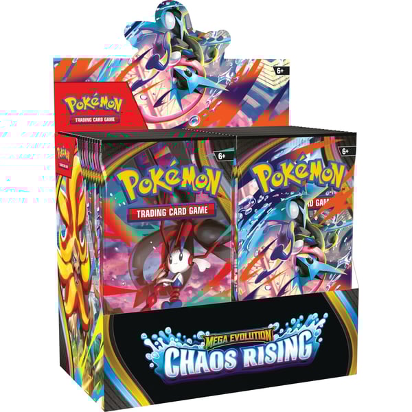 Pokemon TCG Mega Evolution Chaos Rising Display 36 Buste Booster Box ENG