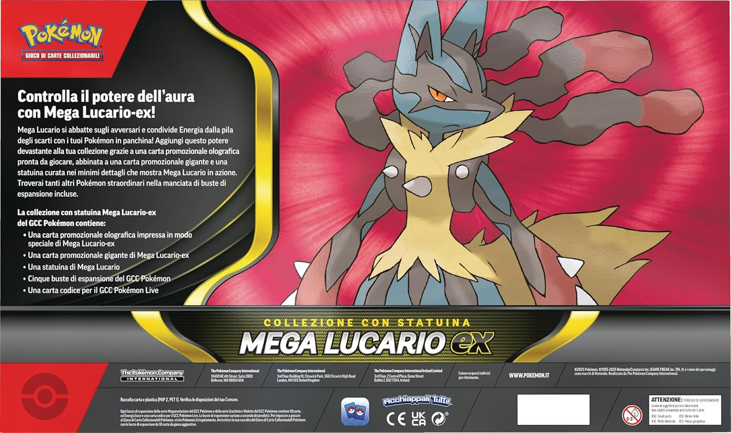 Collezione con Statuina - Mega Lucario ex - Pokemon (ITA)