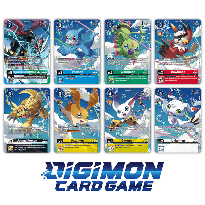 Digimon Card Game Adventure Box 2 The Beginning Playmat 30 Carte 55 Sleeves Storage Box Movie Edition ENG