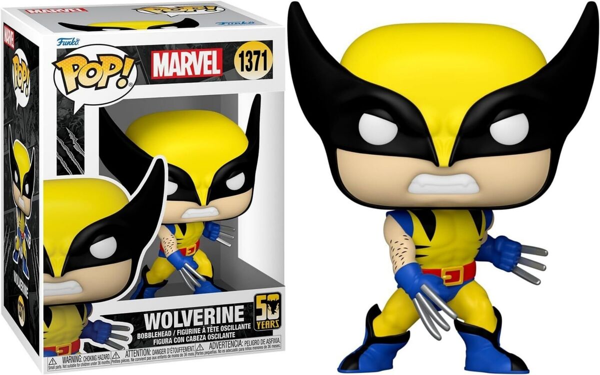 Funko POP! Marvel: Wolverine 50th Anniversary – Wolverine 1371 Scatola danneggiata