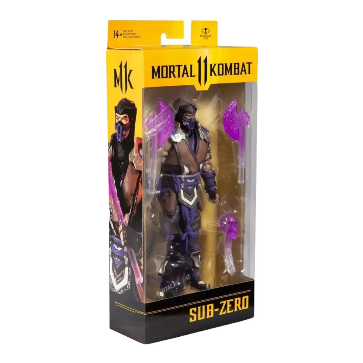MCFARLANE MORTAL KOMBAT 11 SUB ZERO WINTER PURPLE DELUXE ACTION FIGURE NEW!