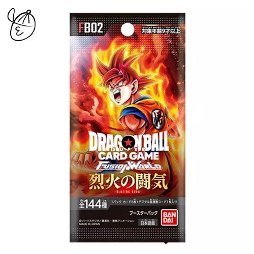 Dragon Ball Super Card Game Fusion World Blazing Aura FB02 Display – 24 Buste (Jap) ARRIVO ENTRO IL 18 OTTOBRE