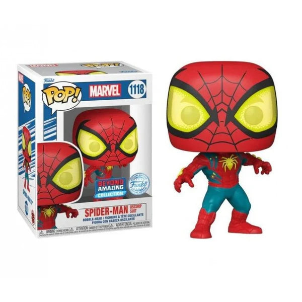 FUNKO POP MARVEL: BEYOND AMAZING - 1118 SPIDER-MAN OSCORP SUIT (EXCLUSIVE) 9 CM