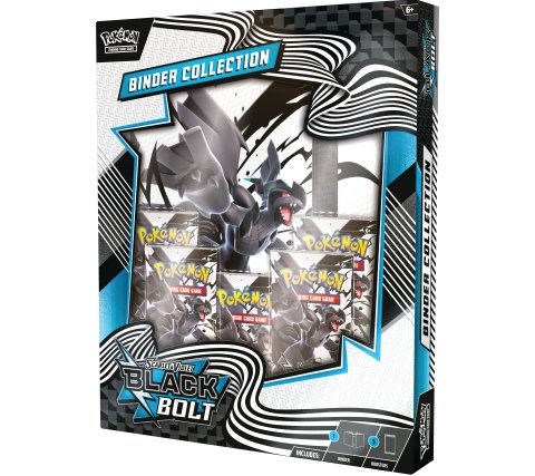 PKM - Scarlet & Violet 10.5 - Black Bolt - Binder Collection Zekrom - EN INGLESE COLLEZIONE CON RACCOGLITORE LUCE NERA ARRIVO PREVISTO: 18-07-2025