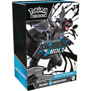 Pokémon TCG Scarlatto & Violetto Luce Nera Black Bolt - Bundle 6 Buste Inglese ( ENG )