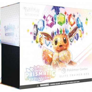 Evoluzioni Prismatiche Set Allenatore Fuoriclasse – Scarlatto e Violetto 8.5 – Pokémon TCG – INGLESE Evoluzioni Prismatiche