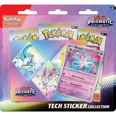 Scarlet & Violet: Prismatic Evolutions - Sylveon - Tech Sticker Collection (ENG) Evoluzioni Prismatiche