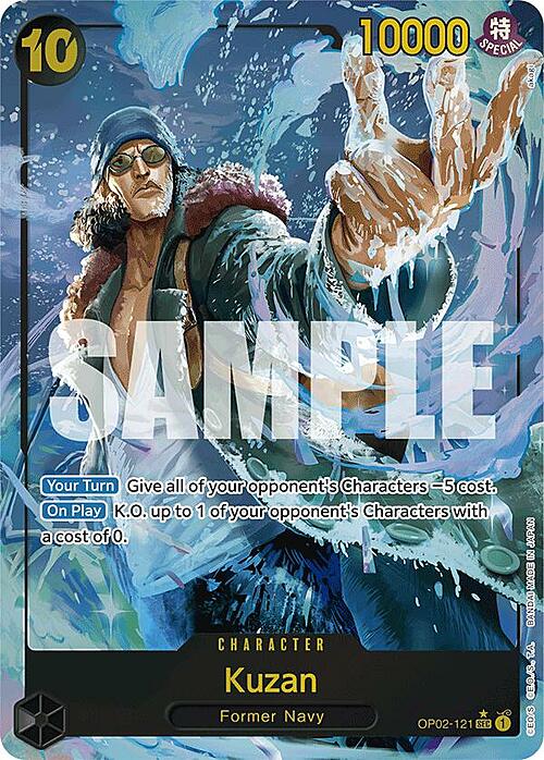 Kuzan (Alternate Art) Kuzan PRB-01: The Best - Premium Booster