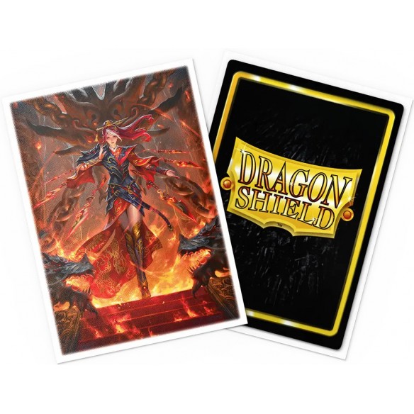 Dragon Shield Standard Matte Art Flesh and Blood Cindra , Dracai of Retribution 100 Bustine ITA