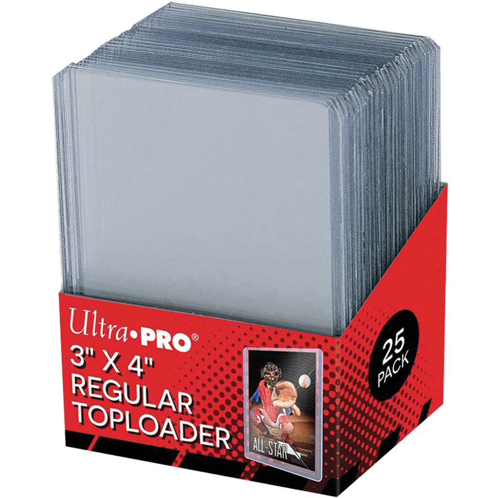 Ultra Pro Regular Toploader 3" x 4" - Protezione Carte da Gioco - Confezione da 25 Pezzi