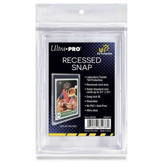 UV RECESSED SNAP CARD HOLDER