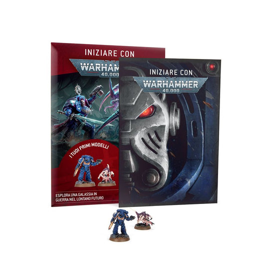 Iniziare con Warhammer 40,000 - Starter Kit con 2 Miniature - Italiano