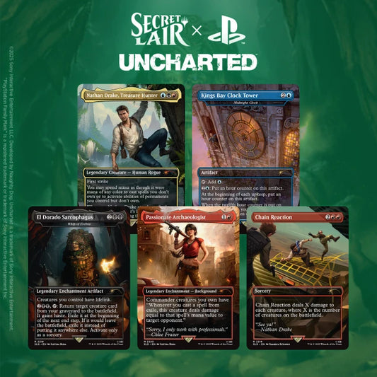 Magic The Gathering Secret Lair x Uncharted Non - Foil ENG