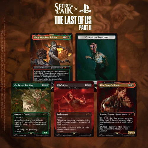 Secret Lair x The Last of Us Part II - ENG - Magic The Gathering MTG - Edizione Limitata - non -foil