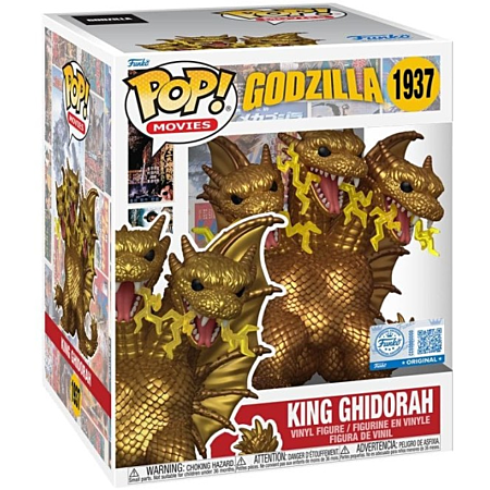 Funko Pop Movies 1937 Godzilla King Ghidorah Electric 15cm Figura Esclusiva