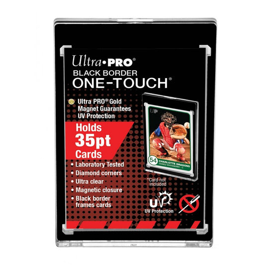 Ultra Pro ONE - TOUCH 35PT UV Magnetic Holder Bordo Nero - Custodia Protettiva Magnetica