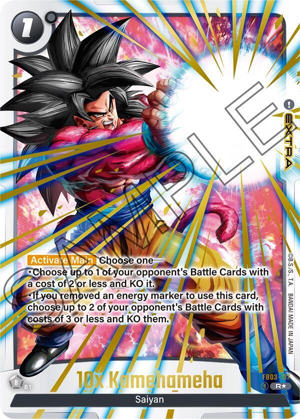 10x Kamehameha FB03-137 [ Inglese / Giapponese ]