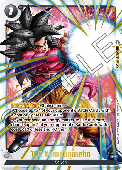 10x Kamehameha FB03-137 [ Inglese / Giapponese ]