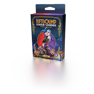 RIFTBOUND: LEAGUE OF LEGENDS TCG - SET ONE: ORIGINS CHAMPION DECK - JINX DISPLAY - INGLESE - PREORDINE IN USCITA IL 31/10/2025
