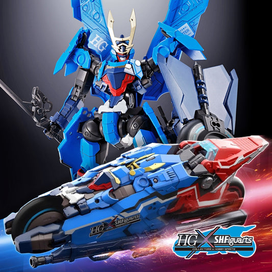 Bandai Plamo High Grade HG x S.H. Figuarts Soryumaru + Tamashii Girl Aoi