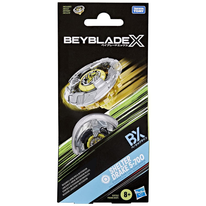 Hasbro Beyblade X Shelter Drake 5 - 70O Booster Pack | Trottola Stamina Type