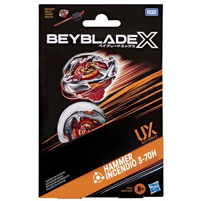 Beyblade X Hammer Incendio 3 - 70H UX Starter Pack Set | Hasbro