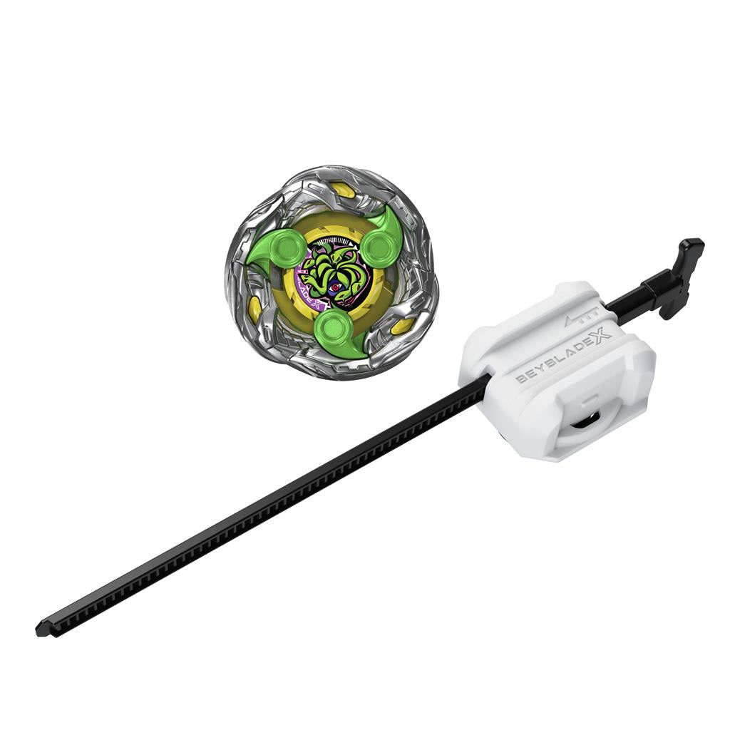 Hasbro Beyblade X Stun Medusa 9 - 60GB UX Starter Pack | Stamina Type | Trottola con Lanciatore